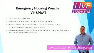 How to get the Emergency Housing Voucher (Live Q & A + SPDAT Testing and Application )