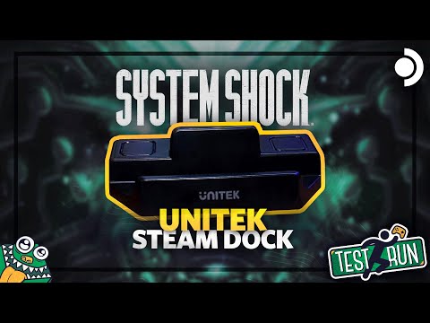 Testing Unitek's Steam Deck Dock with System Shock - TEST RUN 🎮🏃‍♂️