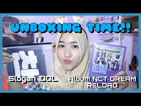 Unboxing (agak) rewel Album + Slogan NCT DREAM (kinda late but it's okay🙃)