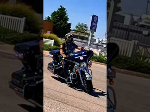 5 Cops After Biker Does A Wheelie For Kids | ​⁠@Undisclosed_Moto #motorcycle #fyp #cop