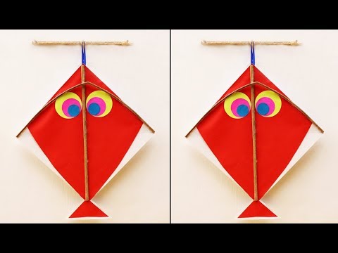 Make a super cool Kite as decoration | Nice idea for the Fall | Really easy idea for kids