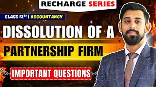 Re-Charge | Dissolution | Questions | Accounts 12