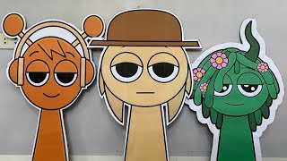 DIY STANDEE| SPRUNKI CUTOUT| HOW I MAKE MY SPRUNKI STANDEE