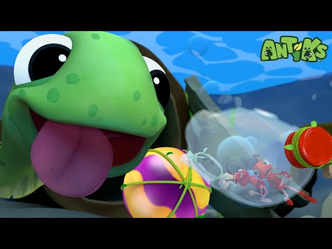 The Underwater Candy Quest | Antiks 🐜 | Funny Cartoons for Kids