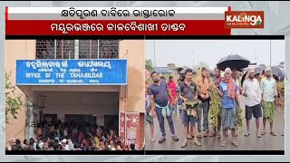 Kalbaisakhi storm causes devastation in Mayurbhanj, farmers stages protest | Kalinga TV