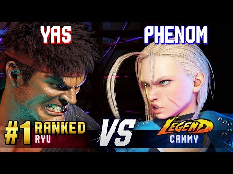 SF6 ▰ YAS (#1 Ranked Ryu) vs PHENOM (Cammy) ▰ High Level Gameplay