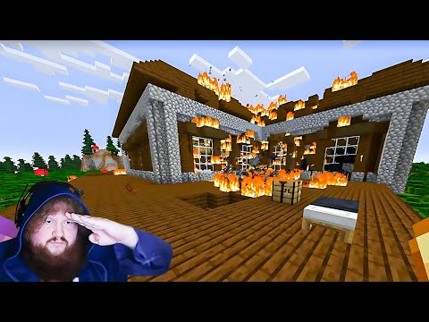 Woodland Mansion Disaster (Minecraft Hardcore Challenge)