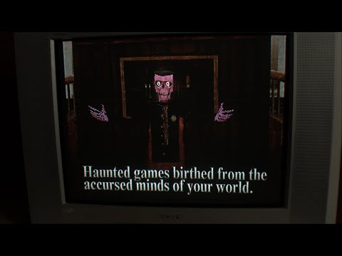 Haunted PS1 Demo Disc 2021 On A CRT