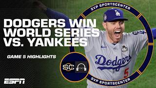 World Series Game 5 Highlights 🍿 Dodgers close out Yankees for 8th title | SC with SVP