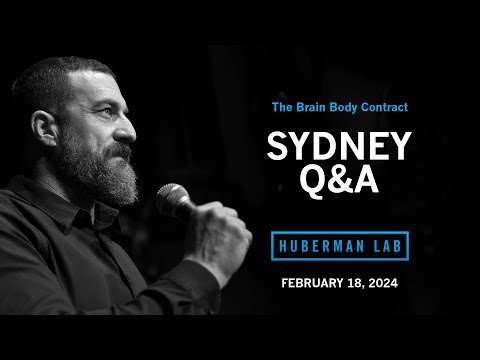 LIVE EVENT Q&A: Dr. Andrew Huberman at the ICC Sydney Theatre