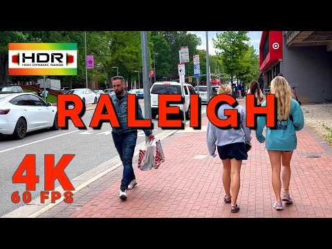 Raleigh Walk North Carolina 4K HDR