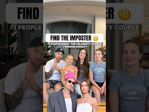 FIND THE IMPOSTER - Justin + Hailey Bieber (Couples Edition)