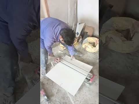 मैन्युअल टाइल cutter से टाइल्स कटिंग कैसे करें How to manual tiles cutter cutting tiles