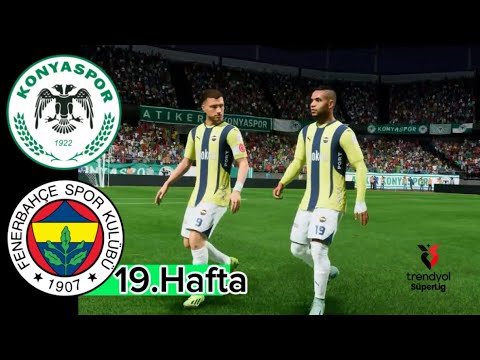 Konyaspor - Fenerbahçe Maçı | Süper lig 19.Hafta 24/25 (Маç Özeti)