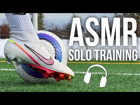 ASMR Solo Training Session For Soccer / Football In Nike Mercurial Superfly 9