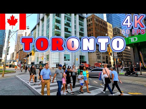 Toronto Drive Part 6/7, Metropol City in Canada 4K - UHD