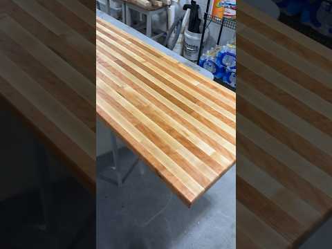 Woodworking Wonder: Crafting a Stunning Butcher Block Countertop!