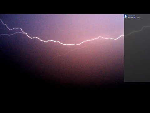 Bad thunder and lightning Storm Live Stream