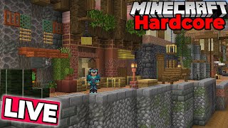 INTERIORS?!?! Hardcore Minecraft Forever World : 1.21.4 Survival Day 9,450+