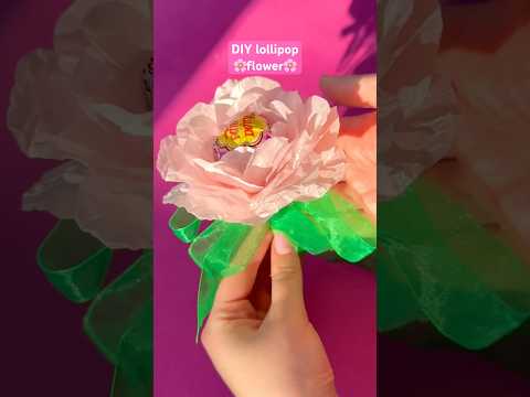 DIY lollipop flower🌸 Valentine’s Day gift idea💕