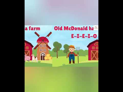 Old MacDonald Had A Farm | Nursery Rhymes | Home Schooling for Kids | OLd MacDonald song #trending