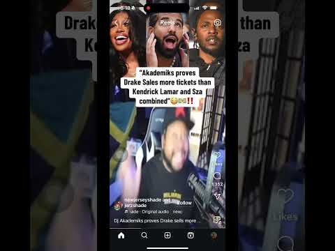 Ur not messing with Drake from a numbers standpoint #drake  #kendricklamar #sza #youtubeshorts