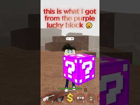 this is what I got from the purple lucky block in roblox ohio 🥱 #roblox #robloxohio #ohio #shorts