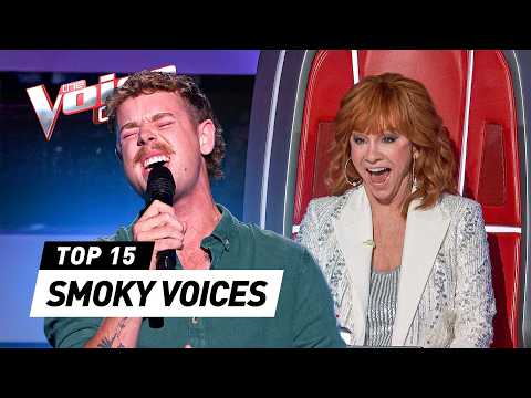 Unbelievable DEEP and RASPY Voices on The Voice