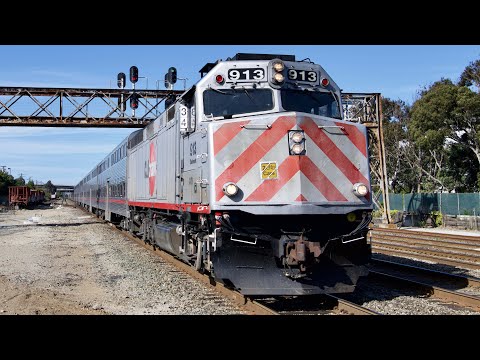 CalTrain F40PH Locomotive Farewell