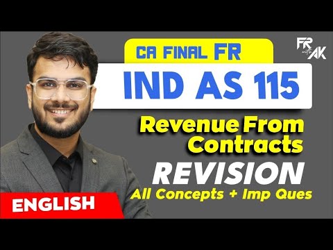 IND AS 115 - REVENUE Revision (100% English) | Alongwith Questions | CA Aakash Kandoi |