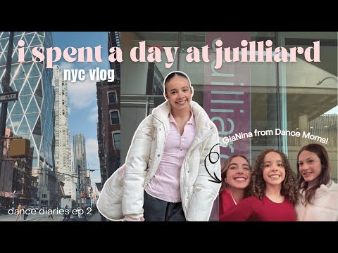 a day in the life at Juilliard: my Juilliard Experience! ✨ | dance diaries ep2 | nyc vlog 🗽