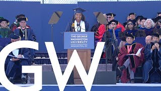 2019 GW Commencement Student Speaker - Tyriana C. Evans