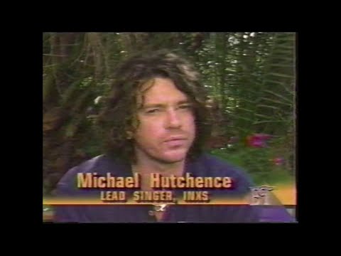 Michael Hutchence of INXS short interview about Beautiful Girl video on ET