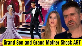 Grandmother and grandson combine to surprise the agt