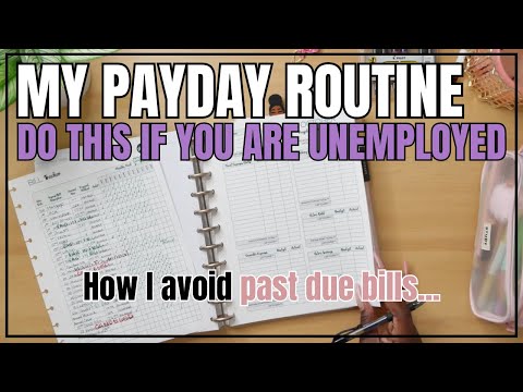 PAYDAY ROUTINE | UNEMPLOYMENT BUDGET | HOW I AVOID PAST DUE BILLS #budgettreasures