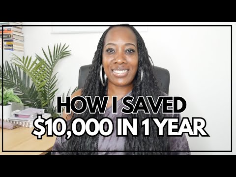 HOW I SAVED $10,000 IN 1 YEAR