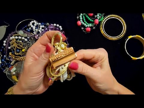 ASMR | Yard Sale Bulk Jewelry Show & Tell 12-26-2024 (Whisper)