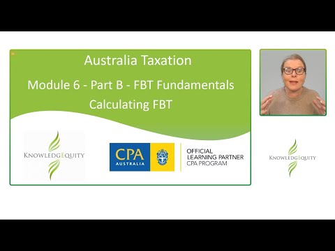 CPA AT M6 - Calculating FBT