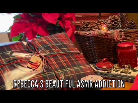 Cozy Gift Wrapping~With singing! (Soft Spoken version) ASMR