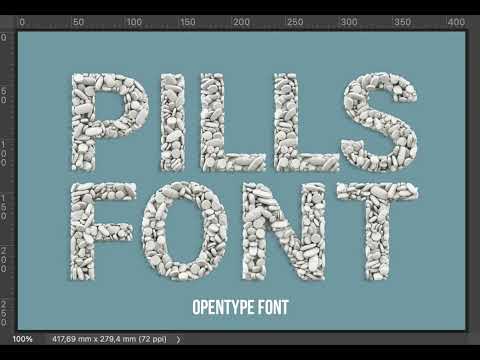 Pills White Font