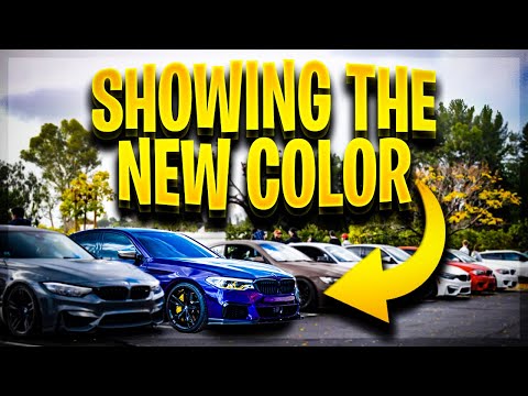 TAKING MY BRAND NEW BMW M550i TO FIRST CAR SHOW!!!