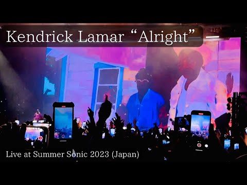 Kendrick Lamar “Alright” Live at Summer Sonic 2023 (Tokyo, Japan)