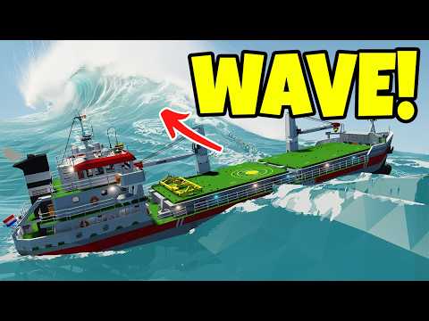 Cargo Ship VS MEGA TSUNAMI! Can It Stay Afloat? | Stormworks