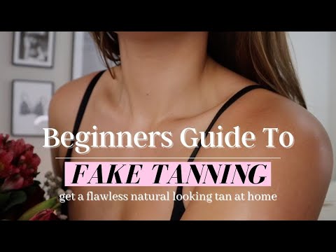 BEGINNERS GUIDE TO SELF TANNING : Step By Step How To Fake Tan For Beginners Kassin Marie