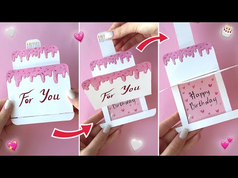 DIY Birthday Gift Ideas | Cute Gifts | Easy Present Ideas 🎂💕 pop card | DIY