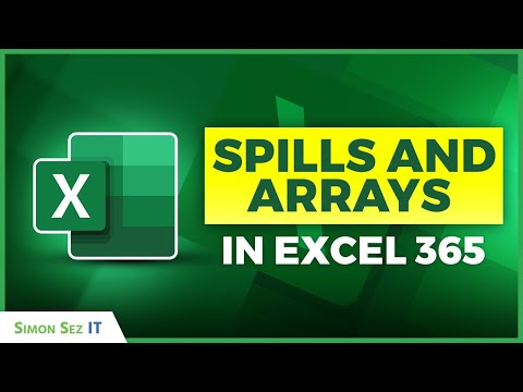 How to Use Spills and Arrays in Excel 365