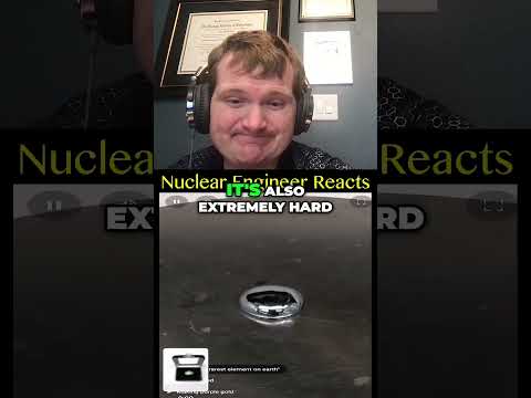 The World's Densest Element - Nuclear Engineer Reacts to NileRed