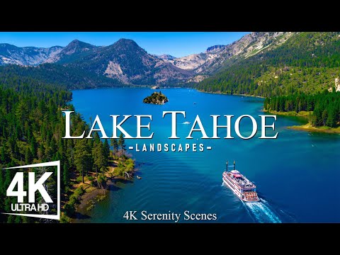 Lake Tahoe 4K - A Stunning Alpine Paradise of Blue Waters & Mountains