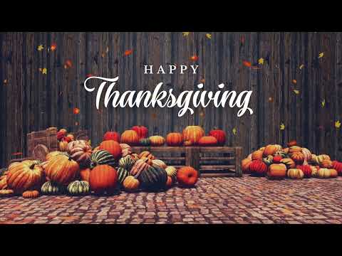 Thanksgiving TV Frame Art - With Sound - With Animation | TV Wallpaper