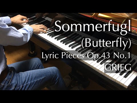 Grieg - Sommerfugl (Butterfly) Op. 43 No. 1 - Lyric Pieces - pianomaedaful